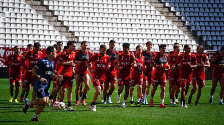El Real Murcia prepara el partido contra el Intercity