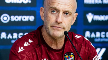 Calero, en la previa del partido ante el Tenerife