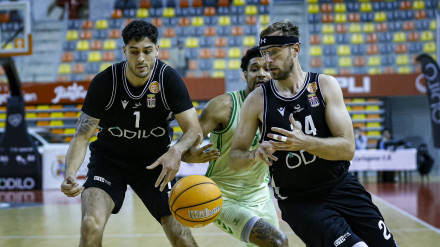 Calvin Hermanson, en el choque frente el Betis