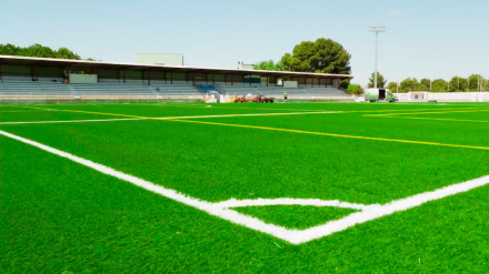 Vista general del renovado Estadio 'Mundial 82' de Catarroja