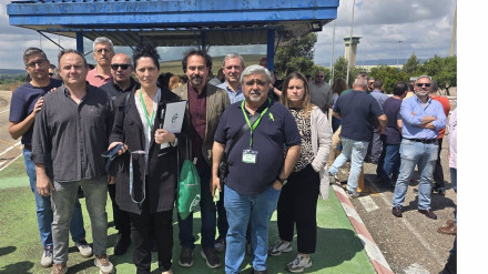 06/05/2025 CSIF convoca una concentración en la entrada del Centro Penitenciario de Alcolea en Córdoba para mostrar "la preocupación de la plantilla" de la cárcel por el incremento de los incidentes violentos.POLITICA ANDALUCÍA ESPAÑA EUROPA CÓRDOBA SOCIEDADCSIF