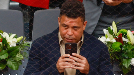 Ronaldo Nazario, en uno de los palcos del Mutua Madrid Open de la edición de 2025