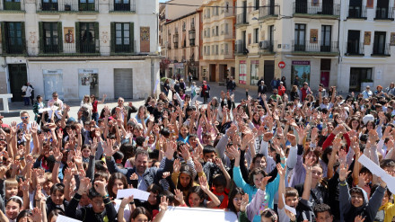 Concentración en la Plaza de los Fueros