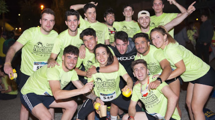 Carrera nocturna Huesca