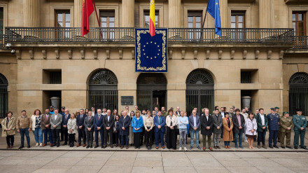 Concentración por el Día de Europa