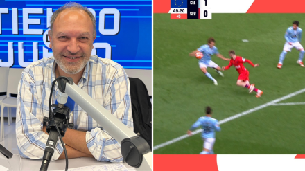 Pedro Martín y la jugada polémica