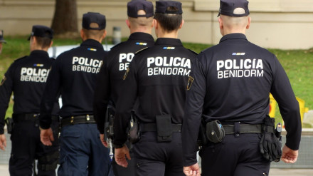 Imagen de archivo de la policía local de Benidorm