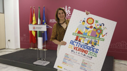 Eva Contador durante la presentación