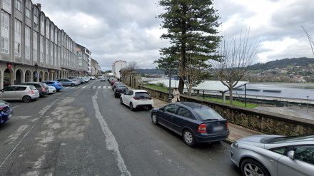 Foto de archivo de la avenida de Ferrol, en Pontedeume