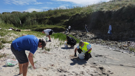 Un momento de la recogida de residuos en 2024