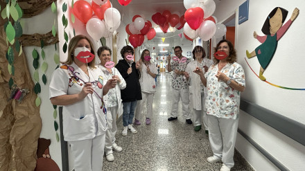 Trabajadoras de pediatría celebran el Día del Niño Hospitalizado