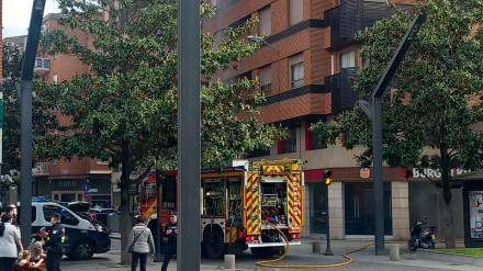 Incendio en Logroño: Inquietud por la gran nube negra que ha sorprendido a los vecinos
