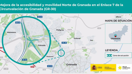 Proyecto de mejora de la GR-30 en el norte de la capital granadina