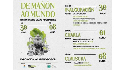 Cartel de la iniciativa a desarrollar en Mañón