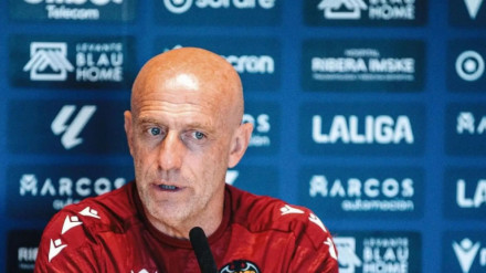 Calero, en la previa del partido ante el Albacete