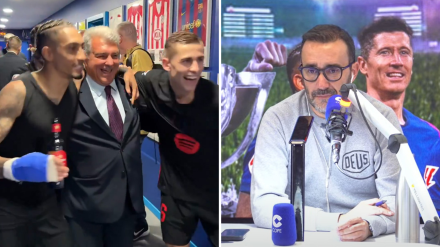 Joan Laporta y Juanma Castaño