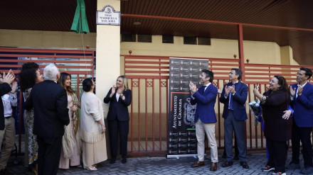 Inauguración de la calle dedicada a la bailaora Mariquilla