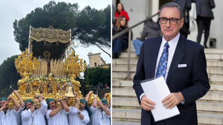 Carlos Herrera, en el Jubileo de las Cofradías en Roma