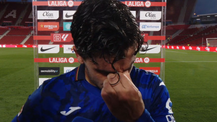 La emoción de Arambarri con la salvación de Getafe