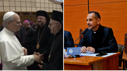 León XIV en la audiencia a las Iglesias Orientales