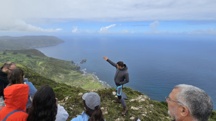 Una de las vistas del Xeoparque, desde Garita de Herbeira