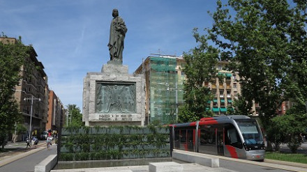El accidente ha ocurrido en la plaza de San Francisco de Zaragoza.