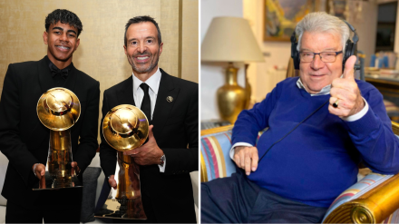 Lamine Yamal, Jorge Mendes y Josep María Minguella