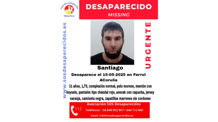 Publicación de SOS Desaparecidos