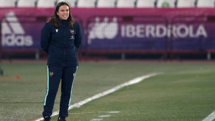 Maria Pry, en su etapa como entrenadora del Levante