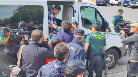 José Uriel Valencia llega a la Audiencia de Lugo