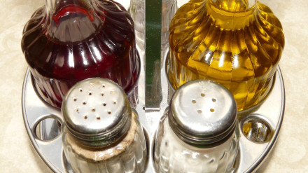 Vinagre y aceite