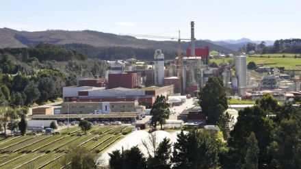 Biofábrica de Ence en Navia (Asturias) FOTO: ABC