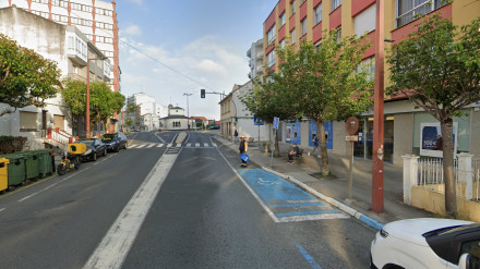Foto de archivo de la avenida Marques de Figueroa, en Fene
