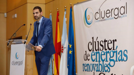 El director xeral de Planificación Enerxética e Minas, Pablo Fernández Vila, este viernes en A Cabana