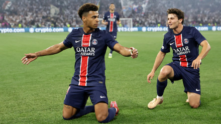 Gol de Doue en la final PSG-Inter