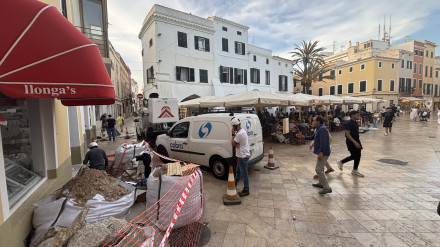 Obras cableado eléctrico Ciutadella