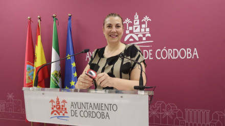 Eva Contador, en sala de prensa