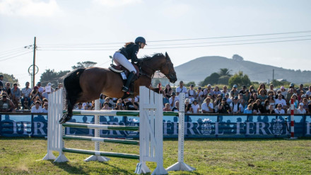 Imagen del concurso de saltos de Equiocio en el año 2024