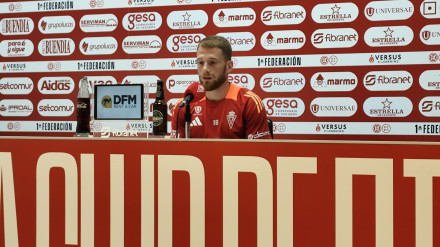 David Vicente, jugador del Real Murcia