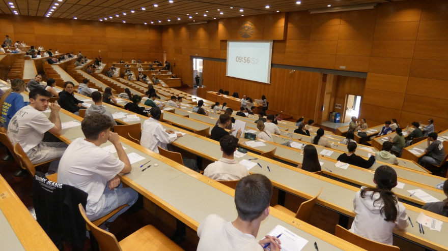 Examen de PAU selectividad en A Coruña
