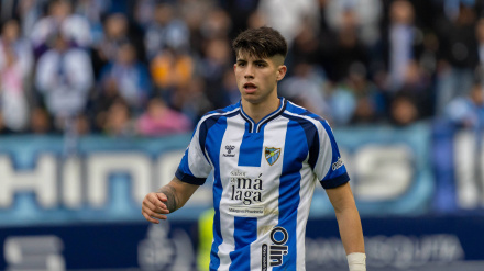 Antoñito Cordero era la gran perla del Málaga con solo 18 años.