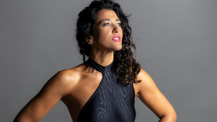 Foto de la artista Lucia Pérez