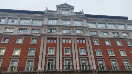 Fachada lateral de la Diputación de A Coruña