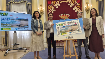 El cupón de la ONCE del próximo 18 de juniio estará dedicado a la playa de Doniños