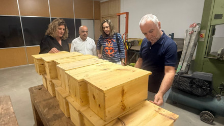 Las cajas nido están listas para ser entregadas