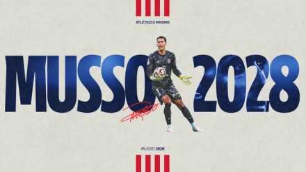 Juan Musso firma con el Atlético hasta 2028
