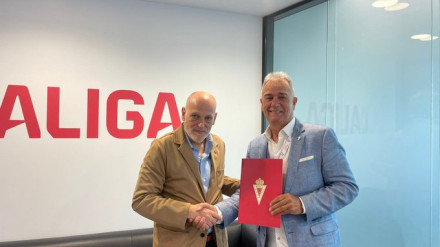 Javier Tebas y Felipe Moreno firman la paz