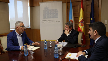 Reunión de Miguel Fernández con el secretario de Estado de Transportes