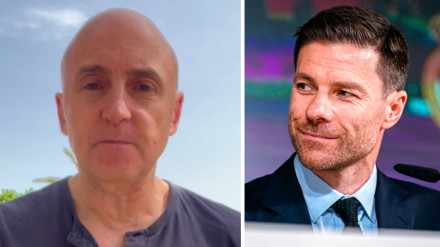 Julio Maldonado 'Maldini' y Xabi Alonso