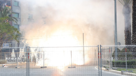 La primera mascletà de las Hogueras 2025 ha corrido a cargo de Pirotecnia Crespo.